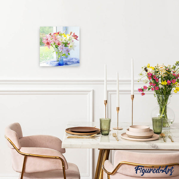 Diamond Painting - Vase of Fresh Flowers