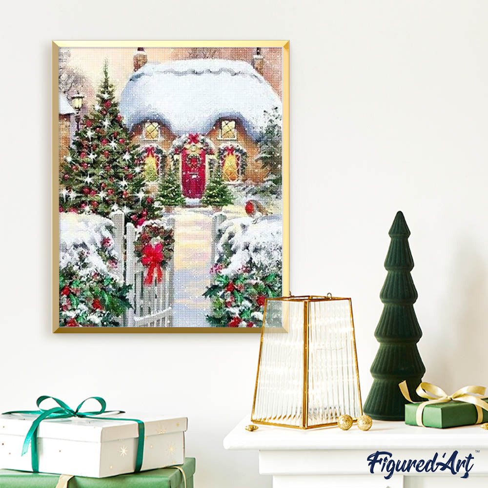 Diamond Painting - Winter House