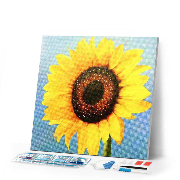 Diamond Painting | Diamond Painting - Sunflower | Diamond Painting Flowers flowers | FiguredArt