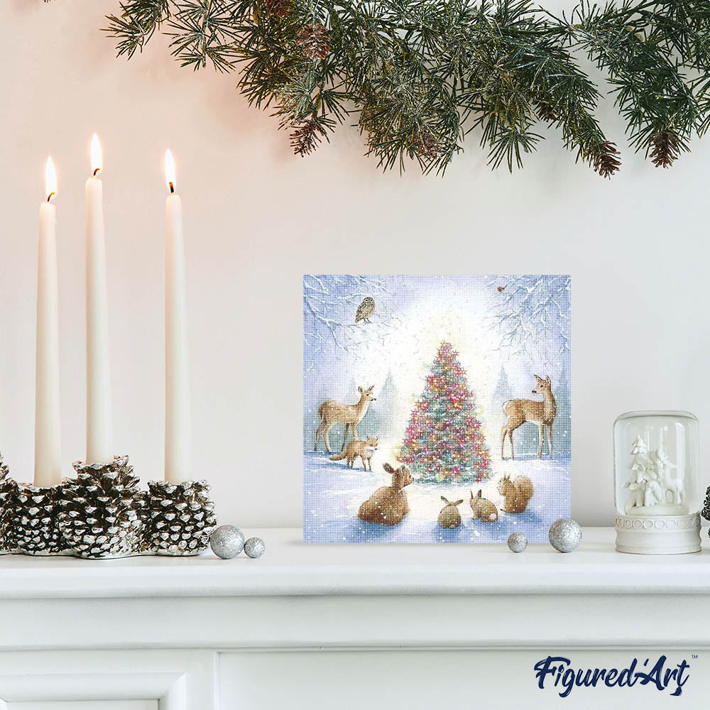 Diamond Painting - Christmas Tree and Animals