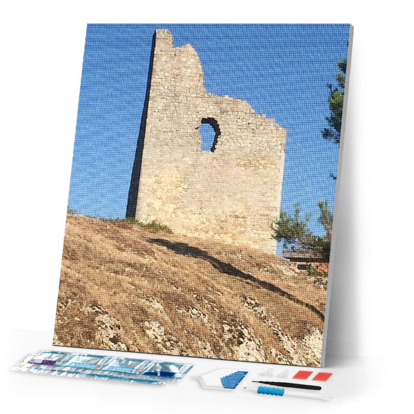 Diamond Painting | Diamond Painting - Old Castle | castles cities Diamond Painting Cities | FiguredArt