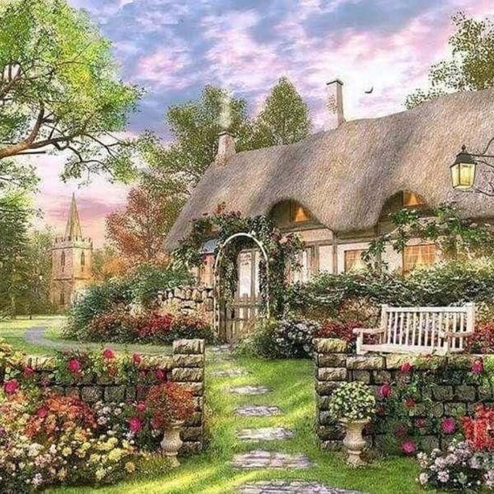 Diamond Painting - Countryside House