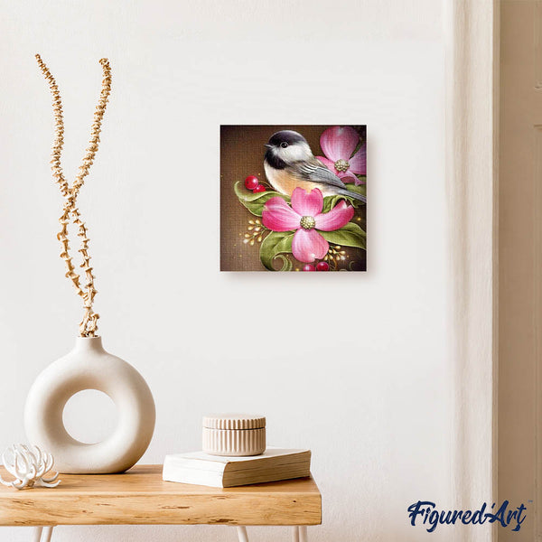 Diamond Painting - Little Bird and Flowers