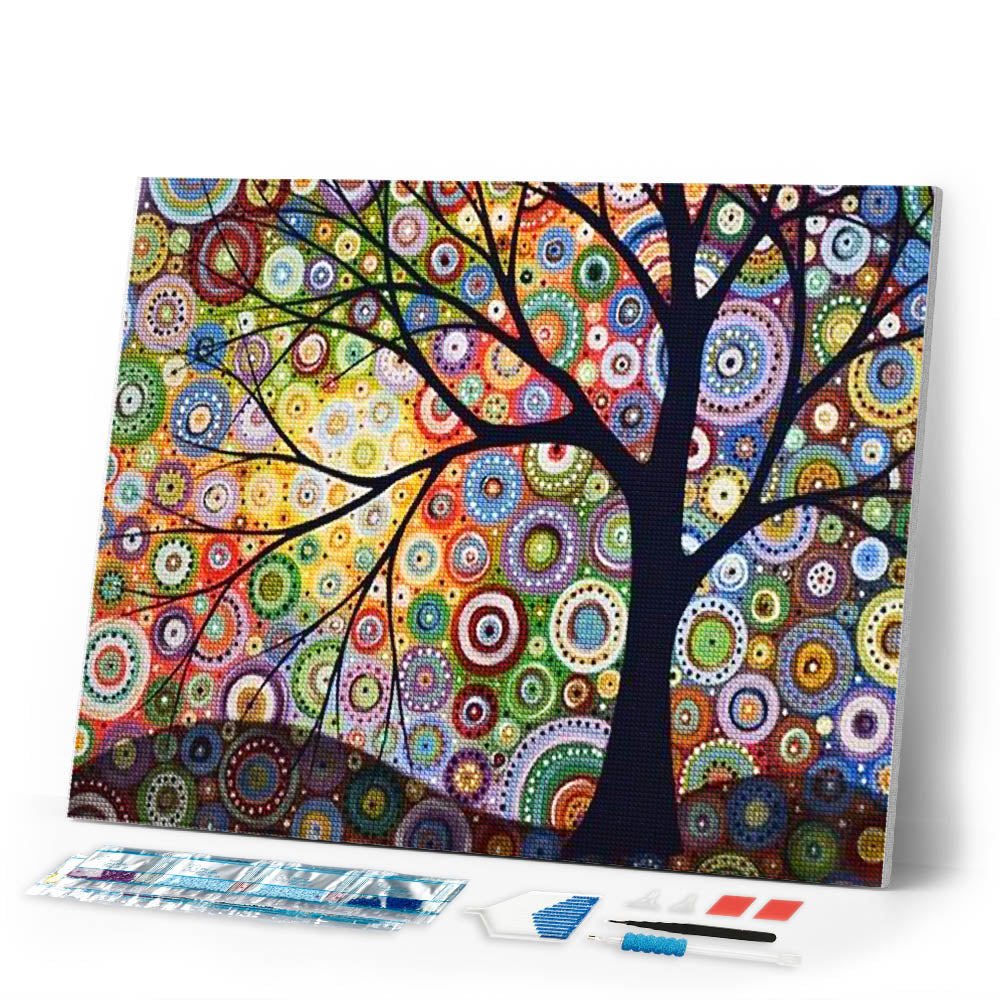 Diamond Painting | Diamond Painting - Tree of Life | Diamond Painting Landscapes landscapes trees | FiguredArt