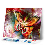 Diamond Painting | Diamond Painting - Colorful Butterfly | animals butterflies Diamond Painting Animals | FiguredArt