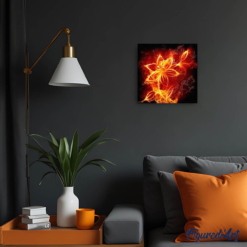 Diamond Painting - Smoking Flower