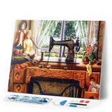 Diamond Painting | Diamond Painting - Sewing Machine | Diamond Painting Romance romance | FiguredArt
