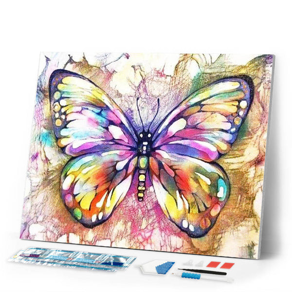 Diamond Painting | Diamond Painting - Butterfly and Colors | animals butterflies Diamond Painting Animals | FiguredArt