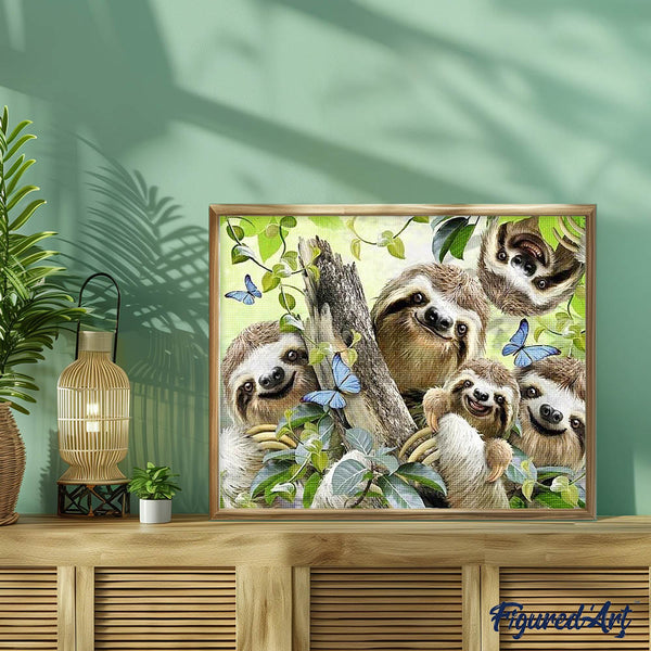 Diamond Painting - Lazy Animal