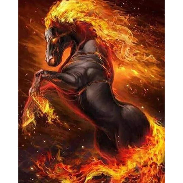 Diamond Painting - Fire Horse