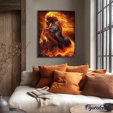 Load image into Gallery viewer, Diamond Painting - Fire Horse