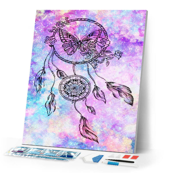 Diamond Painting - Necklace and Butterfly