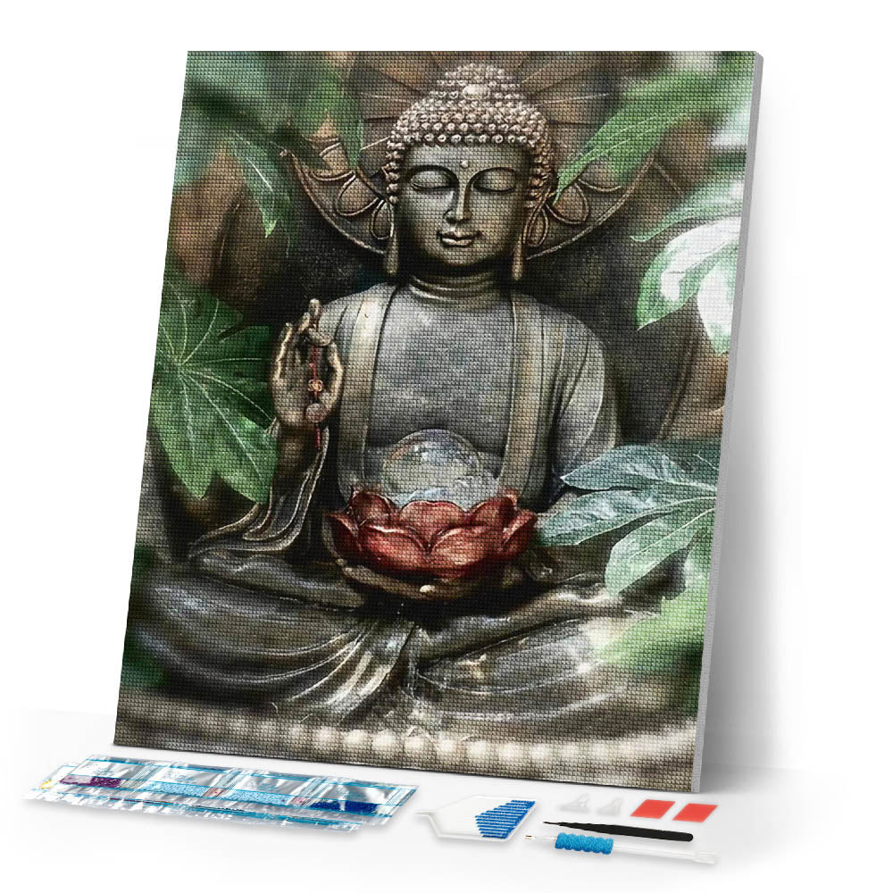 Diamond Painting - Buddha statue in peace