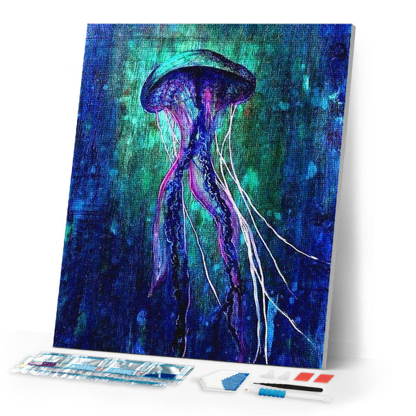 Diamond Painting | Diamond Painting - Jellyfish | animals Diamond Painting Animals | FiguredArt