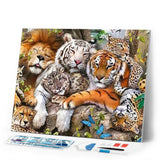 Diamond Painting | Diamond Painting - Wildcats | animals Diamond Painting Animals | FiguredArt