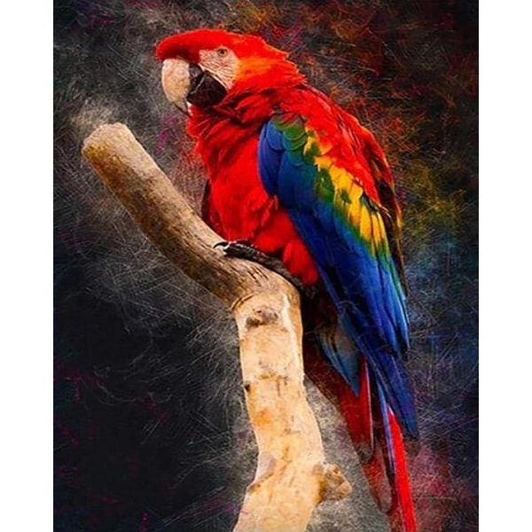 Diamond Painting - Red Parrot
