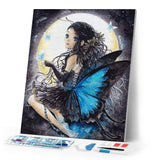 Diamond Painting | Diamond Painting - Woman with Wings | animals Diamond Painting Animals | FiguredArt