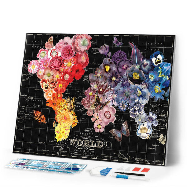 Diamond Painting - The world in flowers