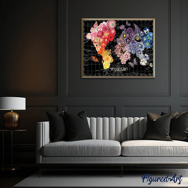 Diamond Painting - The world in flowers
