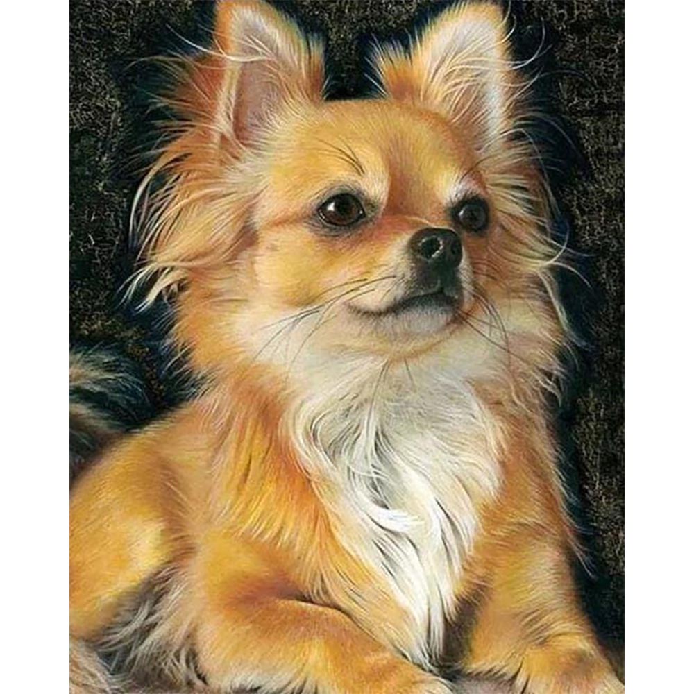 Diamond Painting - Little Red Dog