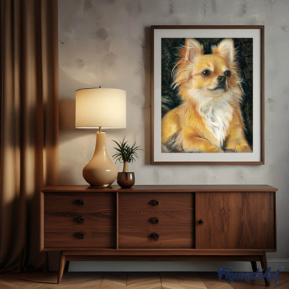 Diamond Painting - Little Red Dog