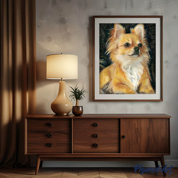 Diamond Painting - Little Red Dog