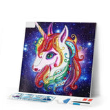 Diamond Painting | Diamond Painting - Abstract Unicorn | animals Diamond Painting Animals unicorns | FiguredArt