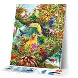 Diamond Painting - Toucan and other birds