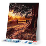 Diamond Painting | Diamond Painting - Countryside Daybreak | Diamond Painting Landscapes landscapes | FiguredArt