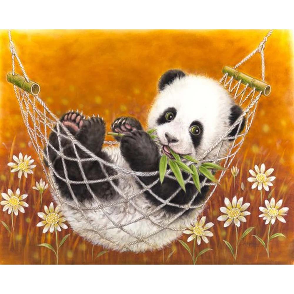Diamond Painting - Panda in his hammock