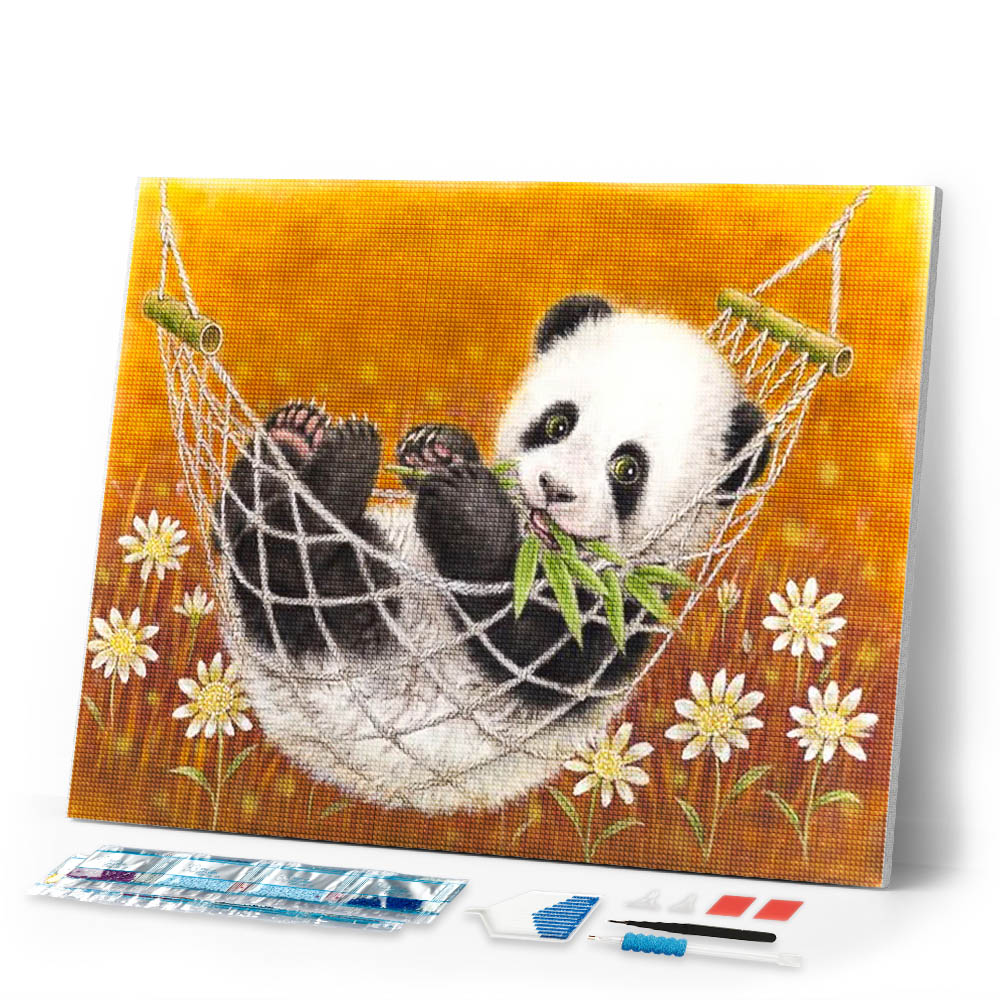 Diamond Painting - Panda in his hammock
