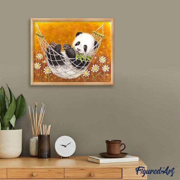 Diamond Painting - Panda in his hammock