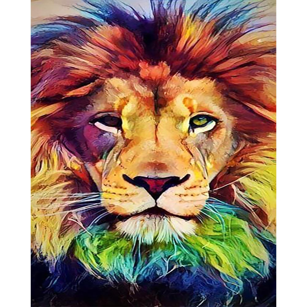 Diamond Painting - Lion's Head