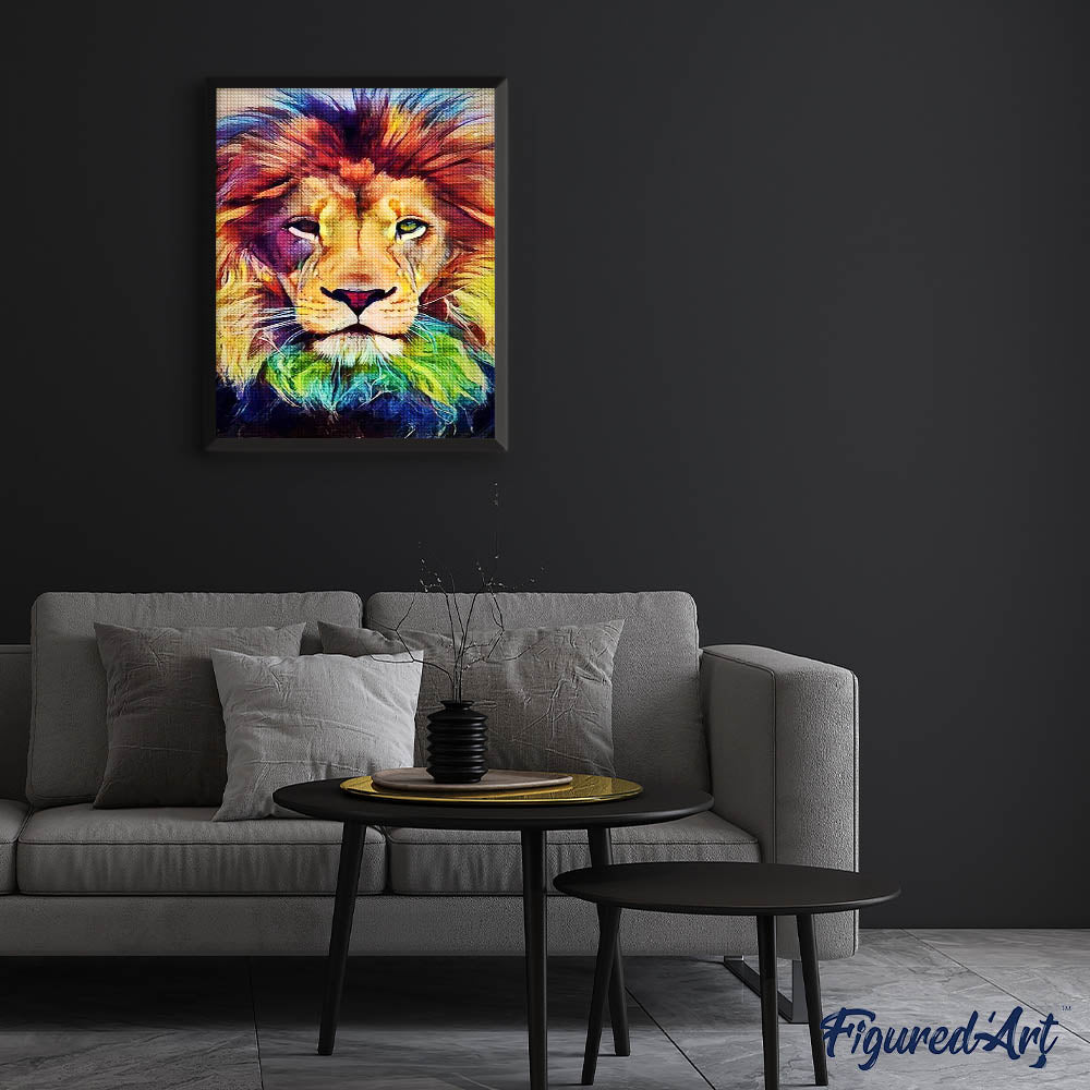 Diamond Painting - Lion's Head