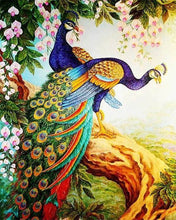 Load image into Gallery viewer, Diamond Painting | Diamond Painting - Peacocks on a branch | animals Diamond Painting Animals peacocks | FiguredArt