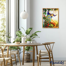Load image into Gallery viewer, Diamond Painting - Peacocks on a branch