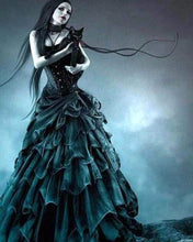 Load image into Gallery viewer, Diamond Painting | Diamond Painting - Woman in Black | Diamond Painting Romance romance | FiguredArt