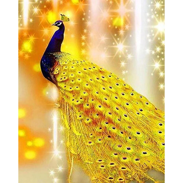 Diamond Painting - Shimmering Peacock