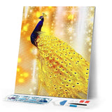 Diamond Painting | Diamond Painting - Shimmering Peacock | animals Diamond Painting Animals peacocks | FiguredArt