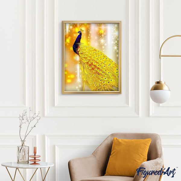 Diamond Painting - Shimmering Peacock
