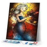 Diamond Painting | Diamond Painting - Women Stained Glass | Diamond Painting Romance romance | FiguredArt
