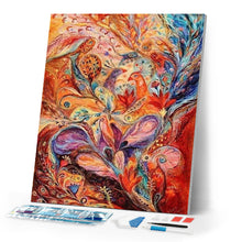 Load image into Gallery viewer, Diamond Painting | Diamond Painting - Abstract Peacocks | animals Diamond Painting Animals peacocks | FiguredArt