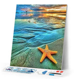 Diamond Painting | Diamond Painting - Starfish | animals Diamond Painting Animals | FiguredArt