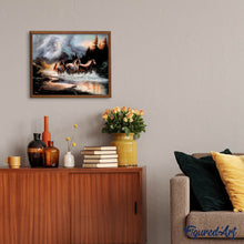 Load image into Gallery viewer, Diamond Painting - Indian spirit and horses