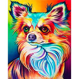 Diamond Painting - Color Dog portrait