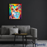 Diamond Painting - Color Dog portrait