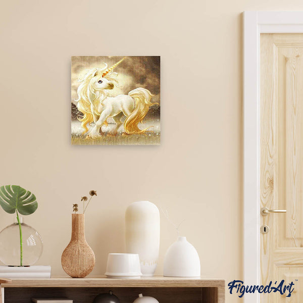 Diamond Painting - White Unicorn