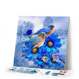 Diamond Painting | Diamond Painting - Blue Birds | animals birds Diamond Painting Animals | FiguredArt
