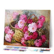 Load image into Gallery viewer, Diamond Painting - Roses in a Basket