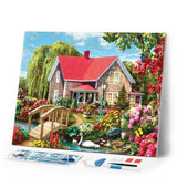 Diamond Painting | Diamond Painting - Pretty House | Diamond Painting Landscapes landscapes | FiguredArt